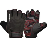 Gloves for fitness RDX T2 Half Red M (WGA-T2HR-M)