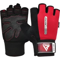 Gloves for fitness RDX W1 Half Red Plus L (WGA-W1HR-L+)
