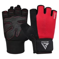 Gloves for fitness RDX W1 Half Red XL (WGA-W1HR-XL)