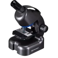 Мікроскоп Bresser Junior CM-04 100x-900x Black з набором для дослідів і адаптером для смартфона (14951) (931504)