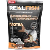 Прикормка Real Fish Silver Series Плотва Коріандр-арахіс 1kg (809.00.33)