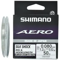 Fluorocarbon Shimano Aero Silk Shock Fluoro Rig/Hooklength 50m 0.179mm 3.01kg (2266.58.62)