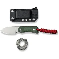 Ніж Civivi Baby Banter Fixed Blade, Green Micarta, Satin (C23045-2)