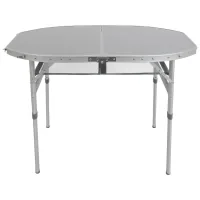 Туристичний стіл Bo-Camp Premium Oval 100x70 cm Grey (1404424) (DAS303284)