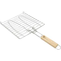 Grill grill Voltronic 22x22 cm, for two fish (YT-GRf2)