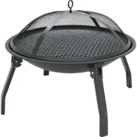 Voltronic barbecue grill round 55x28 cm Black (YT-ZZ-281)