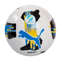 М'яч футбольний Puma Orbita UPL (MS) 084593-01 білий, чорний, жовтий, блакитний 4 (4067982253004)