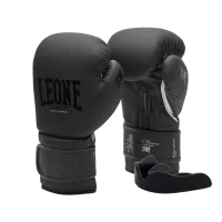 Боксерські рукавички Leone GN059 Black/White 12 унцій (GN059_Bl/White_12oz)