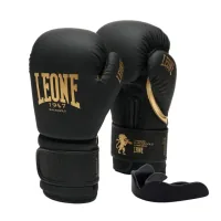 Боксерські рукавички Leone GN059D Black/Gold 16 унцій (GN059D_Bl/Gold_16oz)