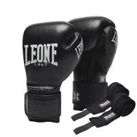 Боксерські рукавички Leone GN111 The Greatest Black 12 унцій (GN111_Black_12oz)