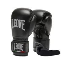 Боксерські рукавички Leone GN383 Thunder Black 8 унцій (GN383_Black_8oz)
