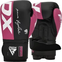 Боксерські рукавички RDX REX F4 Pink/Black-12 унцій (BGR-F4P-12OZ)