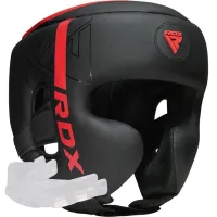 Boxing helmet RDX F6 Kara Matte Red L (HGR-F6MR-L)