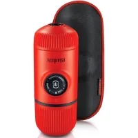 Wacaco Nanopresso portable coffee maker with cover red (WNANORED)