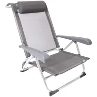 Folding chair Bo-Camp Saint-Tropez Gray (1204796) (DAS303395)