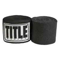 Bandage for sports Title Boxing Select 180" Semi Elastic Mexican 4.5m Black (SMHW XL BK)