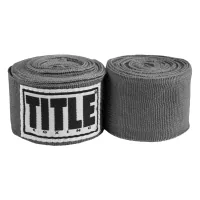 Bandage for sports Title Boxing Select 180" Semi Elastic Mexican 4.5m Gray (SMHW XL GR)