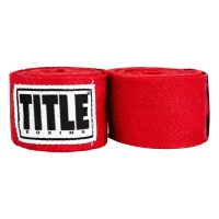 Bandage for sports Title Boxing Traditional Weave 180" 4.5m Red (HW RD)
