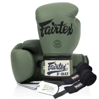 Fairtex BGV11 Green 16oz Boxing Gloves (Bandages Included) (BGV11_16oz_Green)