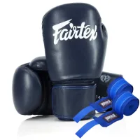 Боксерські рукавички Fairtex BGV27 Blue 16 унцій (бинти в комплекті) (BGV27_16oz_Blue)