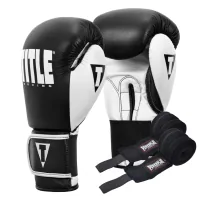 Boxing gloves Title Boxing Dynamic Strike Black/White 12 oz (XDBG 12 BK/WH)