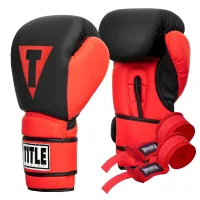 Боксерські рукавички Title Boxing Guts and Glory Black/Red M 12oz (GGBG M BK/RD)
