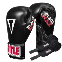 Боксерські рукавички Title Classic Black Max Black 12 oz (CBMBG2 12 BK)
