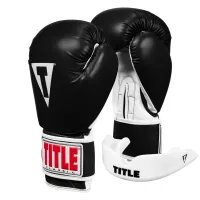 Боксерські рукавички Title Classic Pro Style 3.0 Black/White 12 oz (CVVTG3 12 BK/WH)