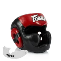 Боксерський шолом Fairtex HG13 Black/Red XL (HG13_XL_Black/Red)