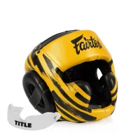Боксерський шолом Fairtex HG16 Gold L (HG16_L_Gold)