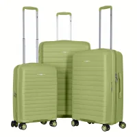 Suitcase set 2E Aero (L+M+S), olive green (2E-SPP-AERO-SET3-MG)