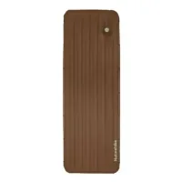 Inflatable mattress Naturehike CNK2450WS035, 198x68x9.5 cm, brown with a built-in pump (6927595796955)