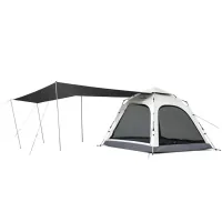Намет Naturehike тримісний автоматичний із тентом Ango CNK2550WS01 L, сірий (6975641888321)