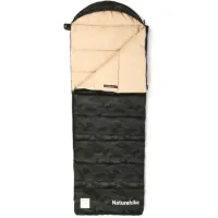 Спальний мішок Naturehike з капюшоном M320 CNK2350WS023, зелений камуфляж, правий (6975641889205)