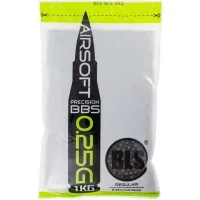 Страйкбольні кульки BLS Precision Black 6 мм 0,25 г 1 кг (1928.00.05)