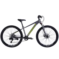Bicycle Formula 26" ZEPHYR 3.0 DD CS frame-14" AL 2026 gray with green (OPS-FR-26-814)