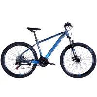 Велосипед Space 27.5" MERCURY DD FR рама-17" AL 2026 сіро-синій (OPS-SP-27.5-078)