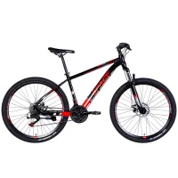 Bicycle Space 27.5" MERCURY DD FR frame-17" AL 2026 black-red (OPS-SP-27.5-076)