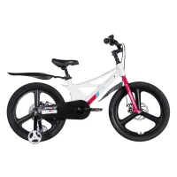 Велосипед Space 20" KID STAR DD рама-11" MG 2026 білий з рожевим (OPS-SK-20-046)