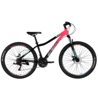 Велосипед Space 27.5" AURORA DD FR рама-15" ST 2026 рожево-чорний (OPS-SP-27.5-091)