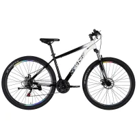 Велосипед Space 27.5" MARS DD FR рама-17" ST 2026 чорний з білим (OPS-SP-27.5-070)
