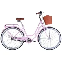 Велосипед Dorozhnik 28" RETRO Velosteel рама-19" ST 2025 рожевий (OPS-D-28-429)