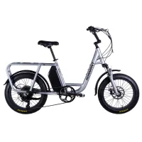 Електровелосипед Dorozhnik 20" ADAMANT DD FR рама-18,5" 8B 17.5А*г 500Вт 2026 срiблястий (ELB-D-20-076)