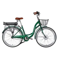 Електровелосипед Dorozhnik 26" eAQUAMARINE BH рама-17" 36B 13А*г 500Вт 2026 зелений (ELB-D-26-317)