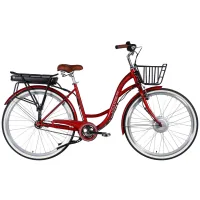 Електровелосипед Dorozhnik 28" eAQUAMARINE BH рама-19" 36B 13А*г 500Вт 2026 бордовий (ELB-D-28-134)