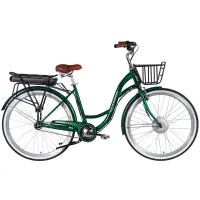 Електровелосипед Dorozhnik 28" eAQUAMARINE BH рама-19" 36B 13А*г 500Вт 2026 зелений (ELB-D-28-136)