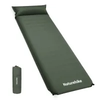 Туристичний килимок Naturehike CNK2450WS020, самонадувний, 200х63х10 см, темно-зелений (6927595712733)