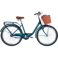 Велосипед Dorozhnik 26" LUX Velosteel рама-17" ST 2026 смарагдовий (OPS-D-26-362)