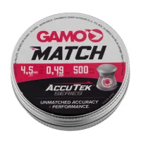 Gamo Match AccuTek bullets 4.5 mm 0.49 g 500 pcs (6320034-AK)
