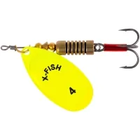 Spinner X-Fish Stark 9.5g 4 Nikel UV lime (1917.07.40)